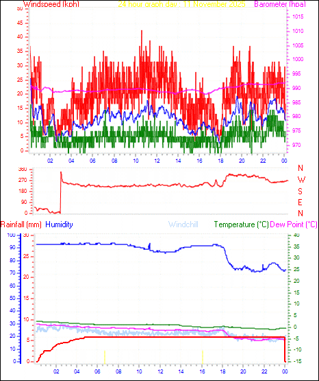 24 Hour Graph for Day 11