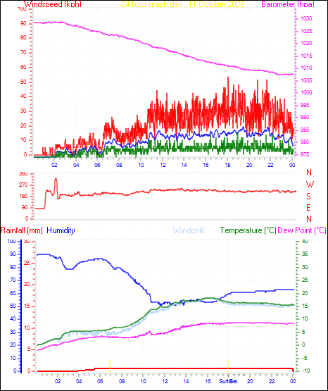 24 Hour Graph for Day 11