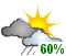 Possibilit� d'averses (60%)